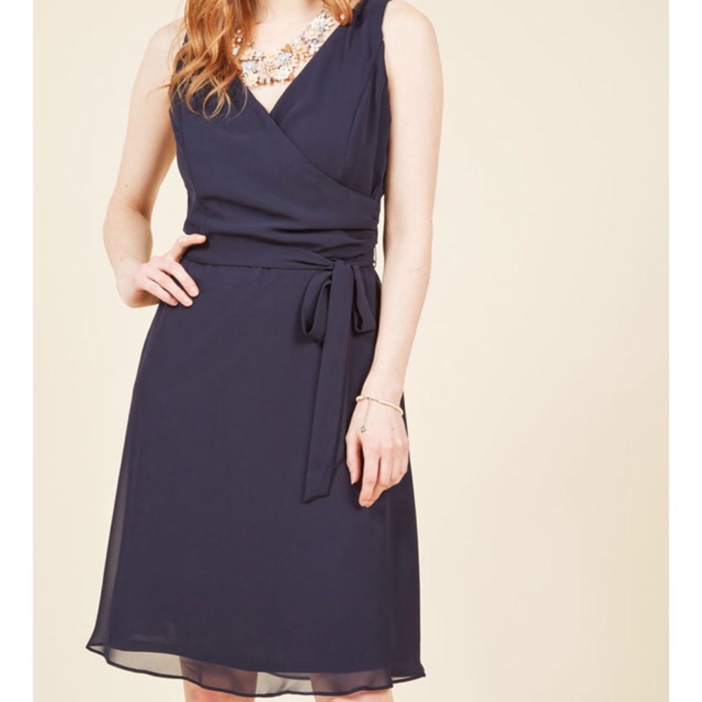 Sleeveless Navy ModCloth Dress